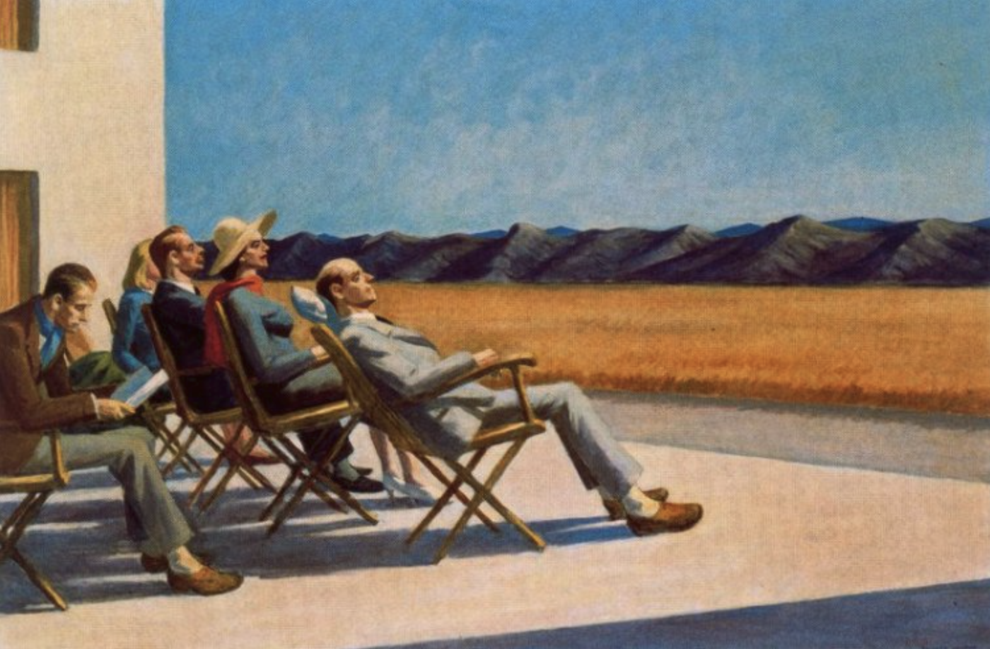 People in the sun, Edward Hopper, 1960.